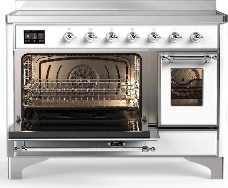 Ilve UMIB48NR3WHC White With Chrome Trim
