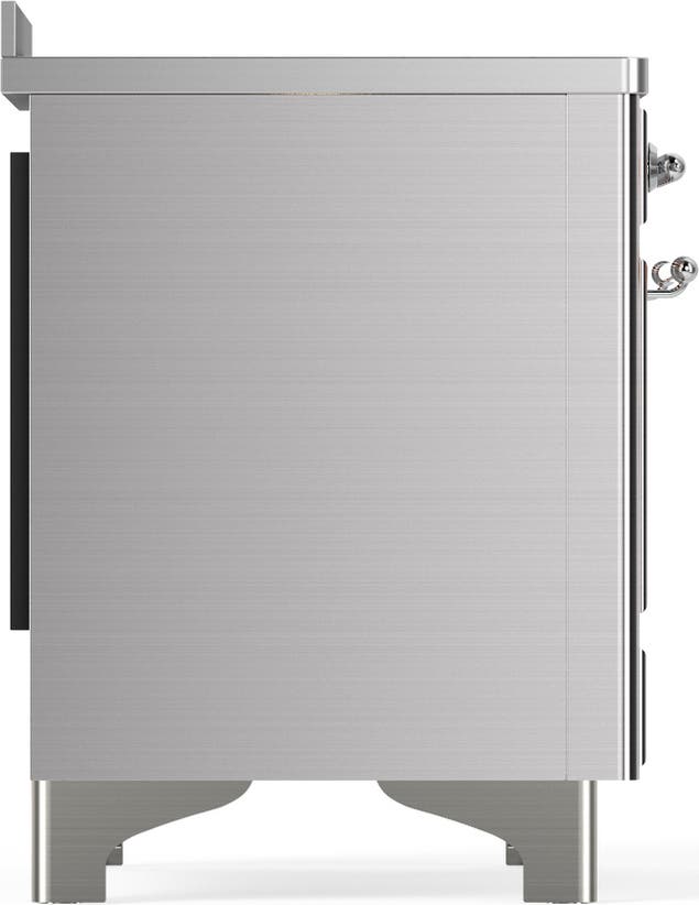 Ilve UMIB48NR3SSC Stainless Steel With Chrome Trim