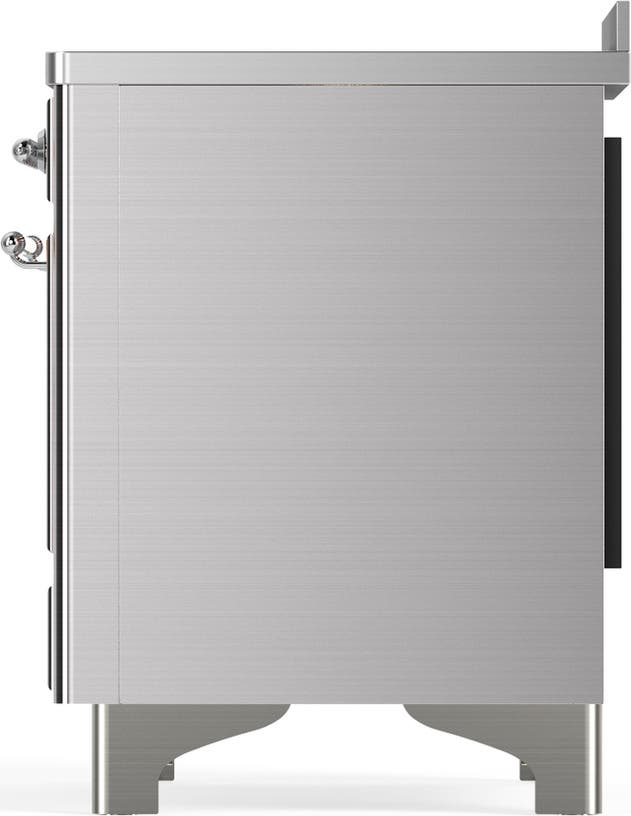 Ilve UMIB48NR3SSC Stainless Steel With Chrome Trim