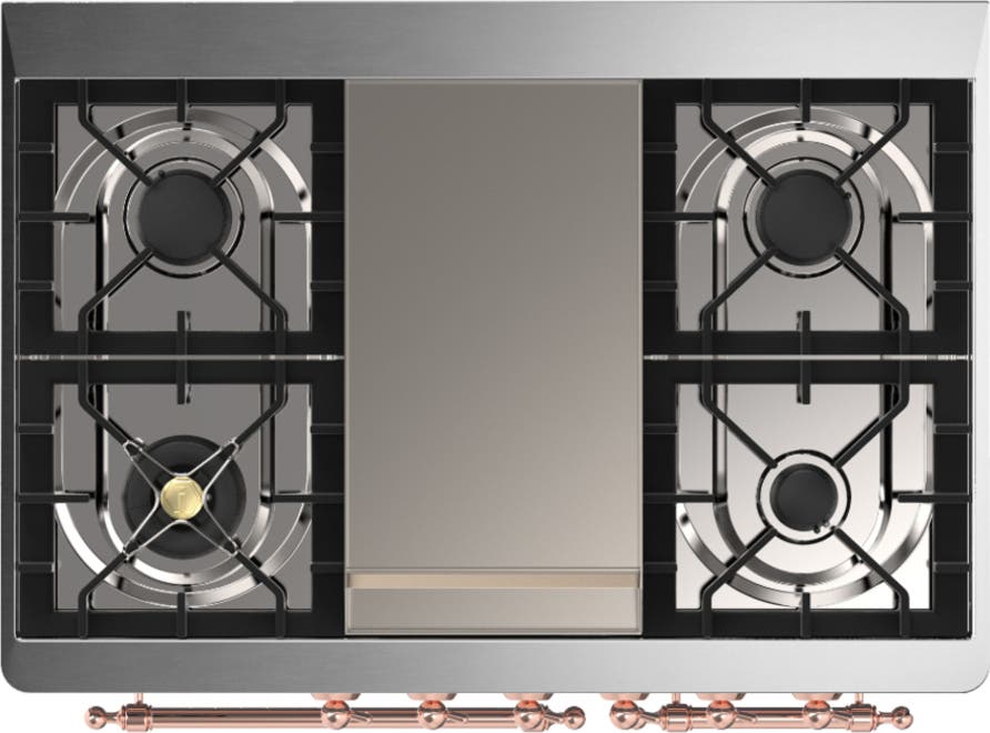 Ilve UMD40FNR3MBP Midnight Blue With Copper Trim, Natural Gas