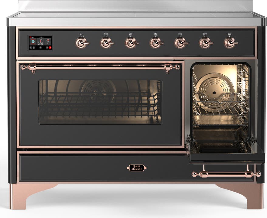 Ilve UMIB48NR3MGP Matte Graphite With Copper Trim