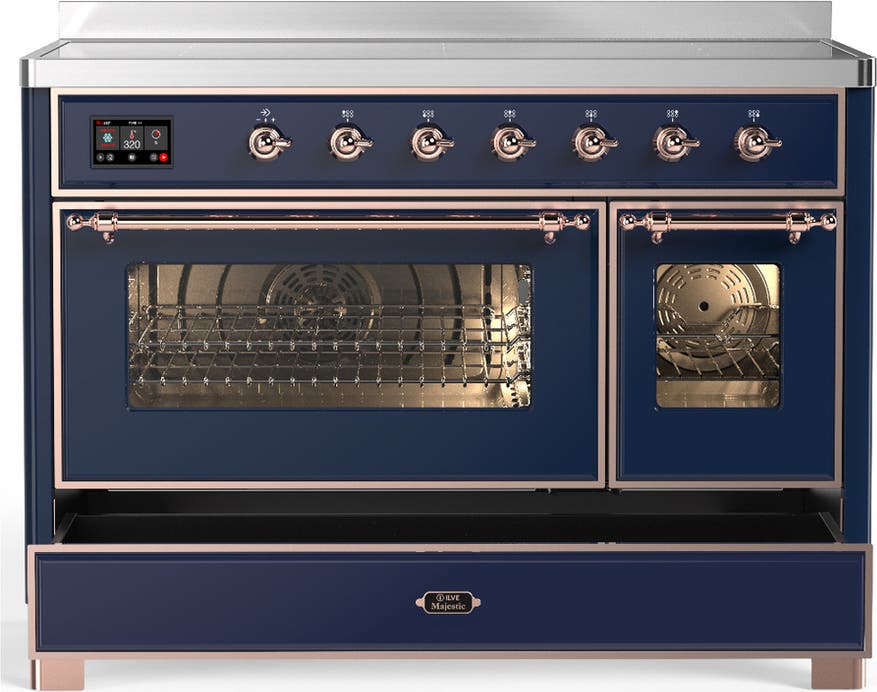 Ilve UMIB48NR3MBP Midnight Blue With Copper Trim