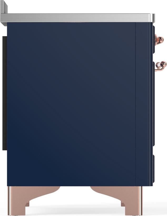 Ilve UMIB48NR3MBP Midnight Blue With Copper Trim