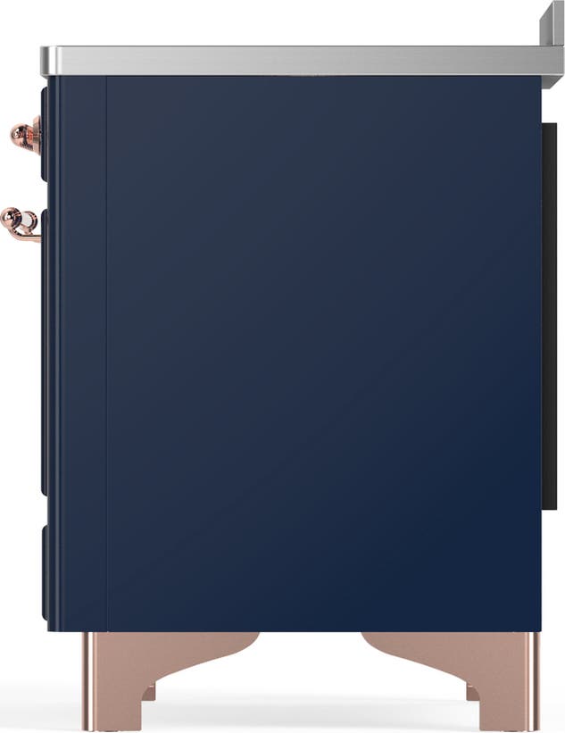 Ilve UMIB48NR3MBP Midnight Blue With Copper Trim