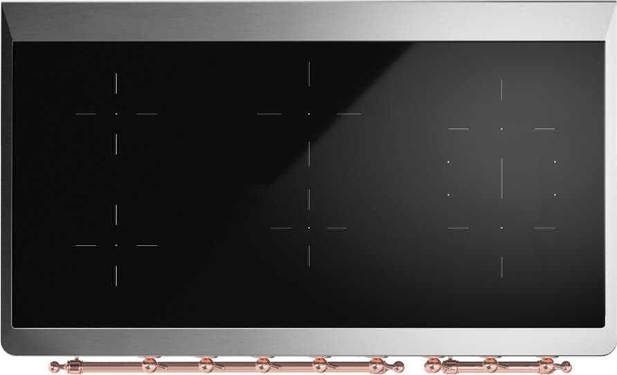 Ilve UMIB48NR3EGP Emerald Green With Copper Trim