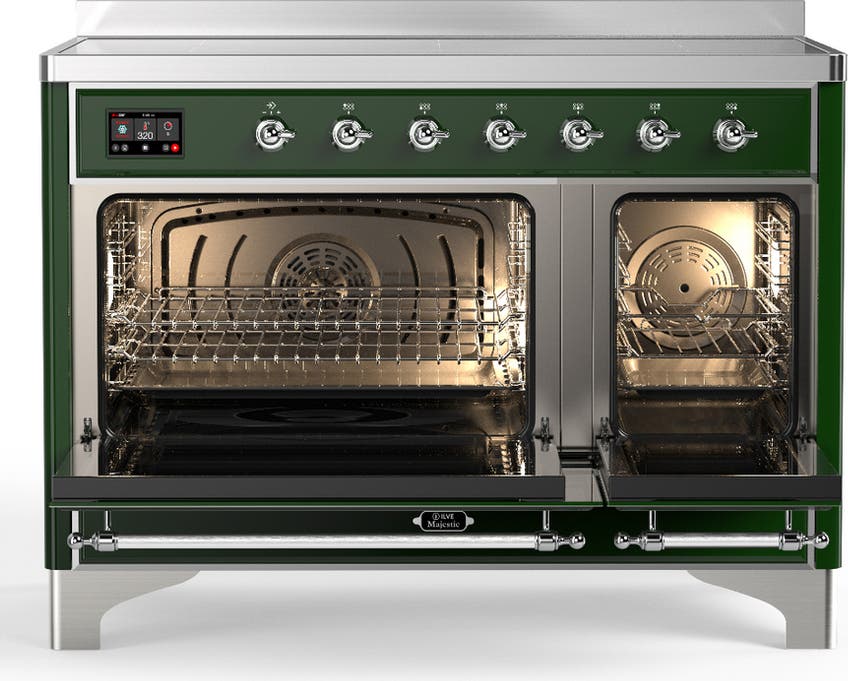 Ilve UMIB48NR3EGC Emerald Green With Chrome Trim