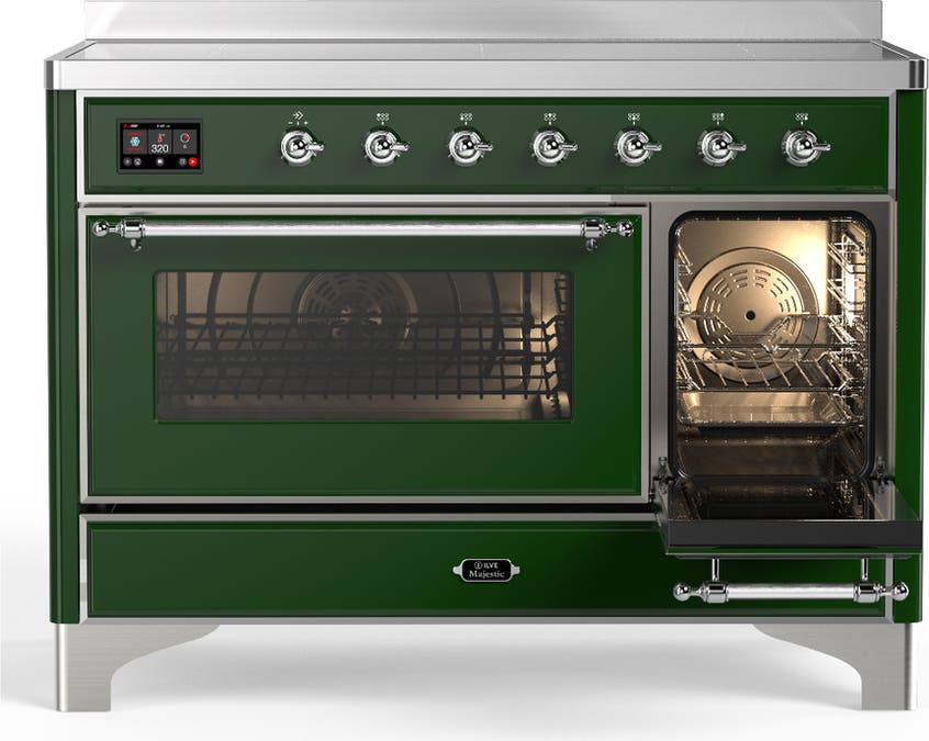 Ilve UMIB48NR3EGC Emerald Green With Chrome Trim
