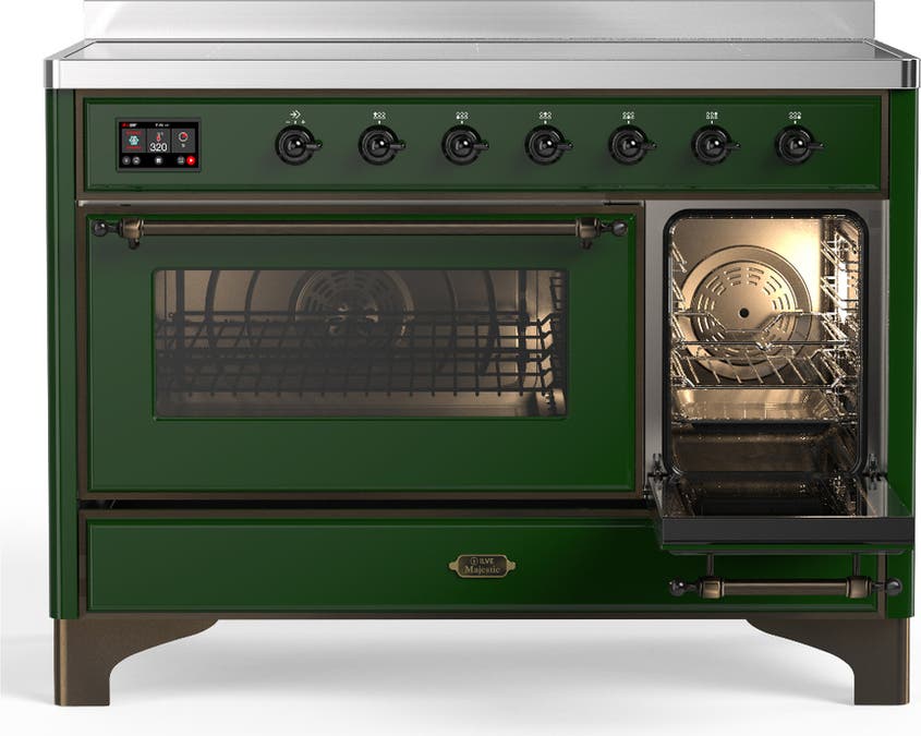 Ilve UMIB48NR3EGB Emerald Green With Burnished Trim