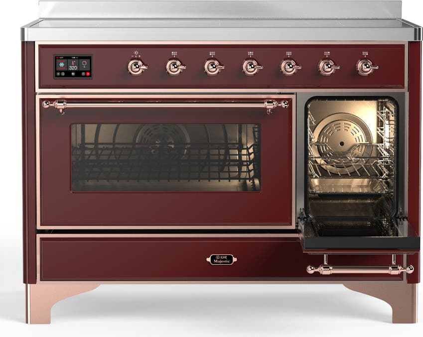 Ilve UMIB48NR3BUP Burgundy With Copper Trim