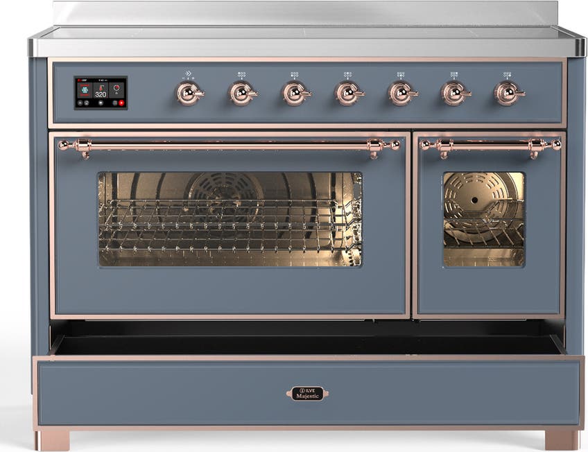 Ilve UMIB48NR3BGP Blue Grey With Copper Trim