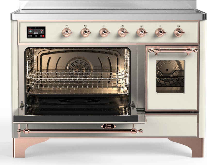Ilve UMIB48NR3AWP Antique White With Copper Trim