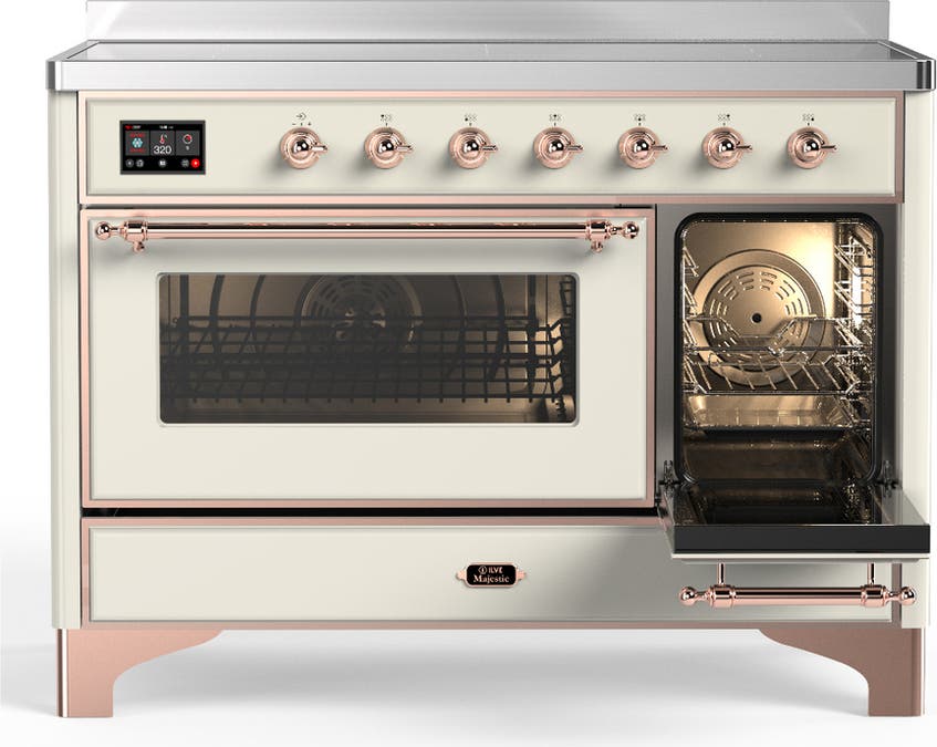 Ilve UMIB48NR3AWP Antique White With Copper Trim