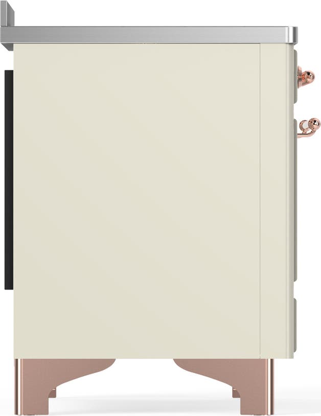 Ilve UMIB48NR3AWP Antique White With Copper Trim