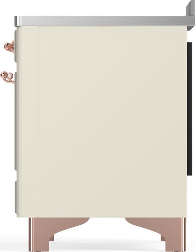 Ilve UMIB48NR3AWP Antique White With Copper Trim