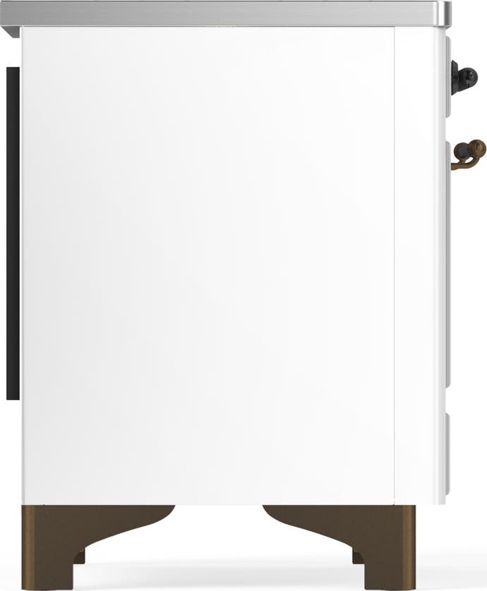Ilve UMIB36QNR3WHB White With Burnished Trim