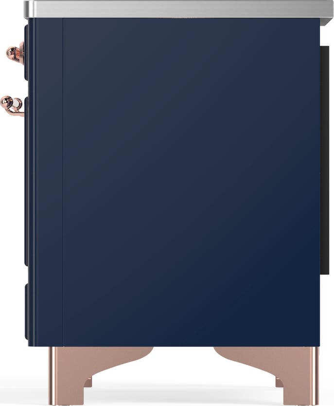 Ilve UMIB36QNR3MBP Midnight Blue With Copper Trim