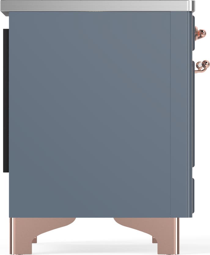 Ilve UMIB36QNR3BGP Blue Grey With Copper Trim