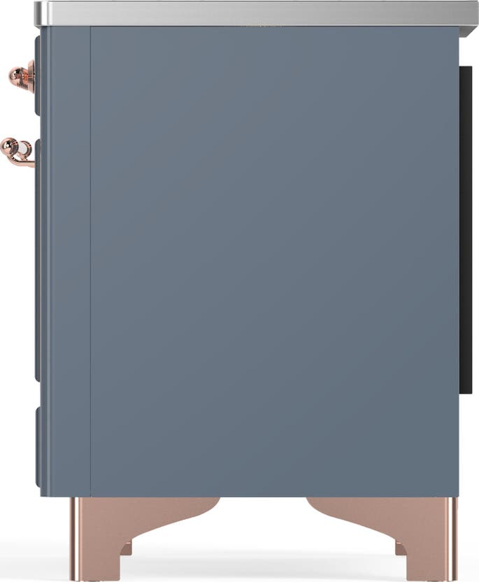 Ilve UMIB36QNR3BGP Blue Grey With Copper Trim