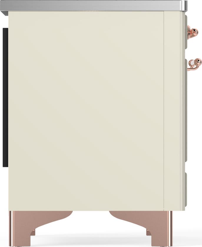 Ilve UMIB36QNR3AWP Antique White With Copper Trim