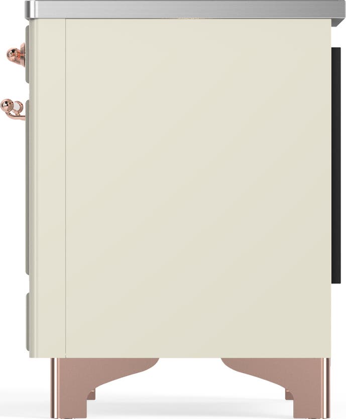 Ilve UMIB36QNR3AWP Antique White With Copper Trim