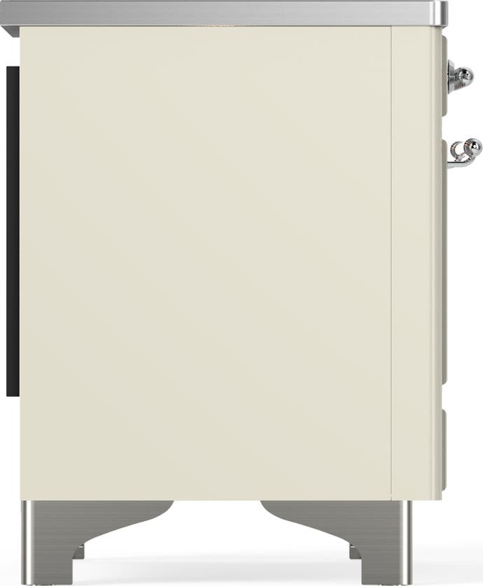 Ilve UMIB36QNR3AWC Antique White With Chrome Trim