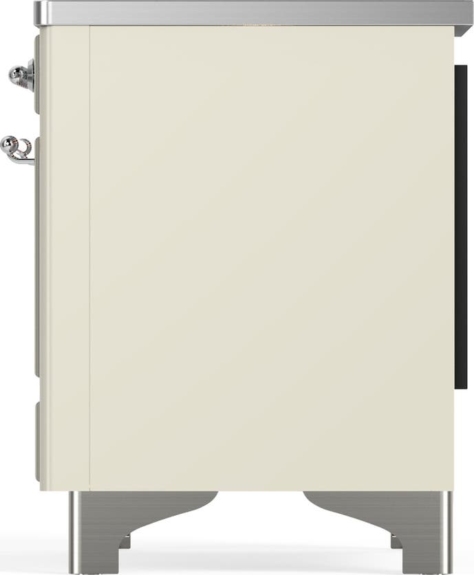 Ilve UMIB36QNR3AWC Antique White With Chrome Trim