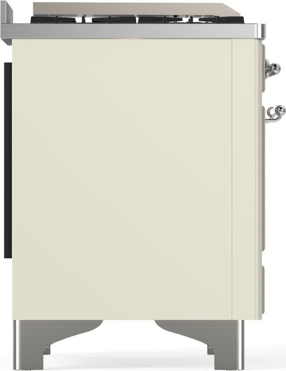Ilve UMD40FQNR3AWCLP Antique White With Chrome Trim, Liquid Propane