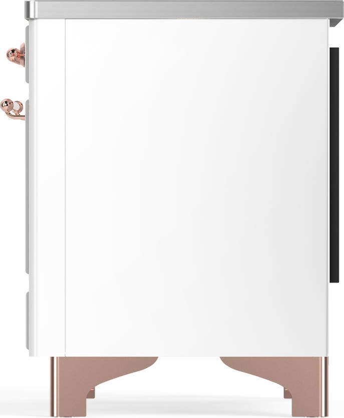 Ilve UMIB36NR3WHP White With Copper Trim