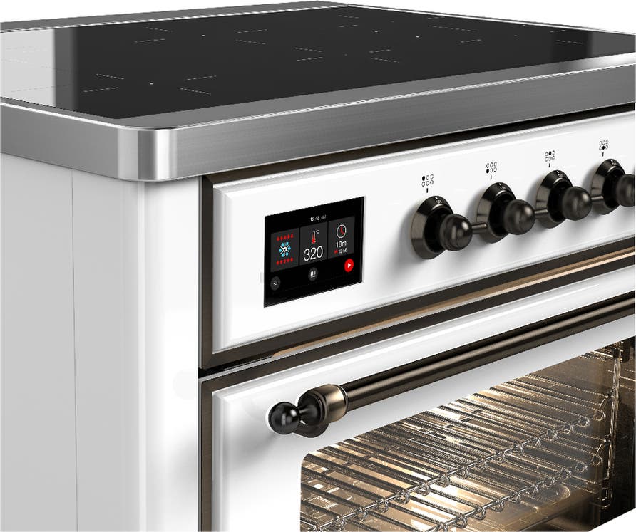 Ilve UMIB36NR3WHB White With Burnished Trim