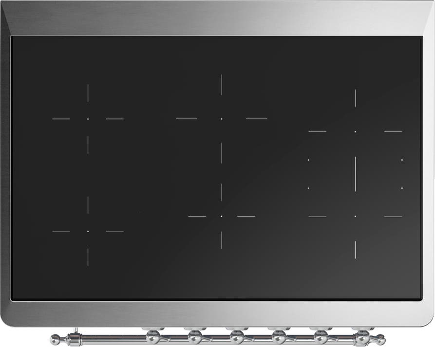 Ilve UMIB36NR3SSC Stainless Steel With Chrome Trim