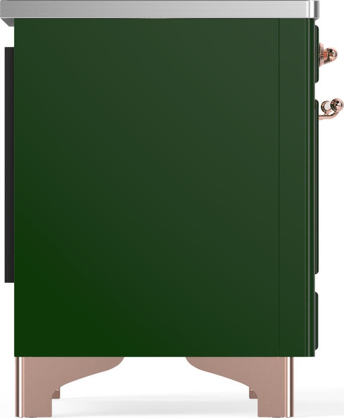 Ilve UMIB36NR3EGP Emerald Green With Copper Trim