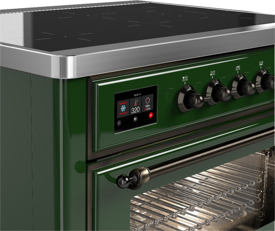 Ilve UMIB36NR3EGB Emerald Green With Burnished Trim