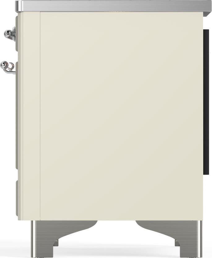 Ilve UMIB36NR3AWC Antique White With Chrome Trim
