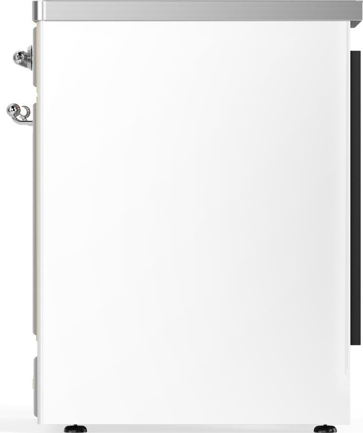 Ilve UMIB30QNR3WHC White With Chrome Trim