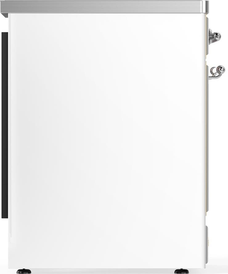 Ilve UMIB30QNR3WHC White With Chrome Trim