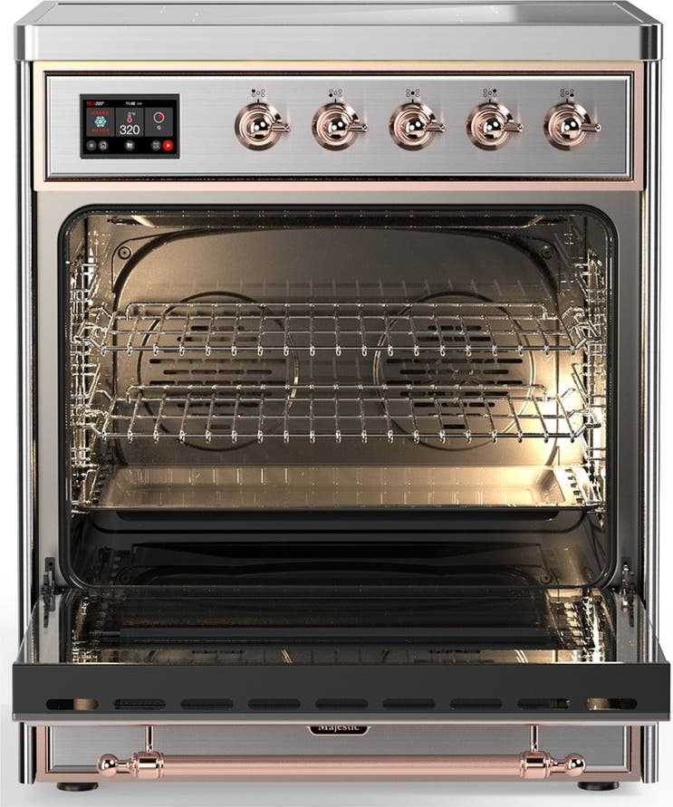 Ilve UMIB30QNR3SSP Stainless Steel With Copper Trim