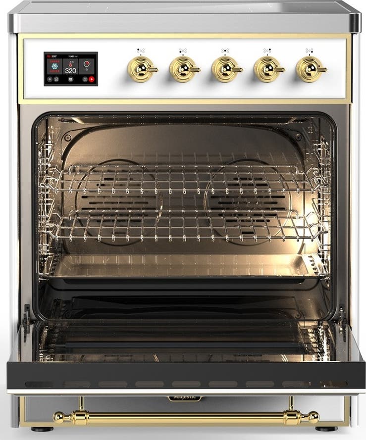 Ilve UMIB30QNR3RAG Ral With Brass Trim