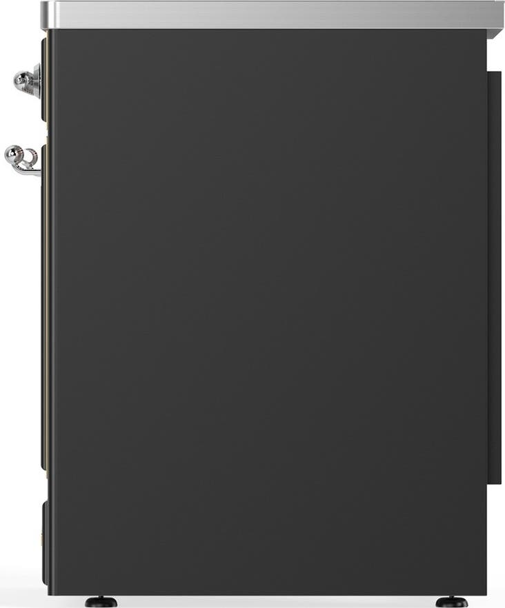 Ilve UMIB30QNR3MGC Matte Graphite With Chrome Trim