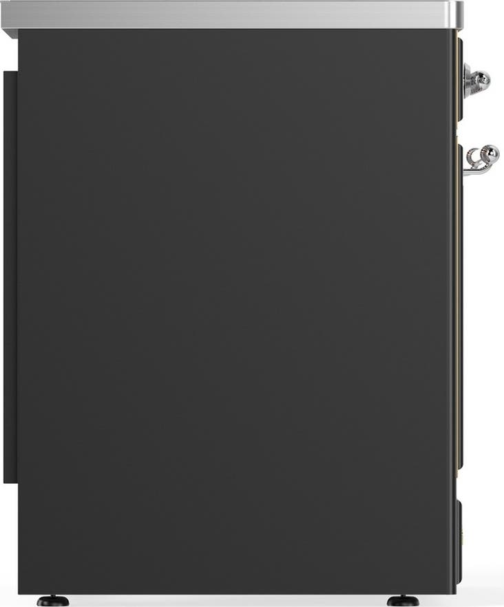 Ilve UMIB30QNR3MGC Matte Graphite With Chrome Trim