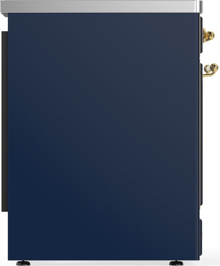 Ilve UMIB30QNR3MBG Midnight Blue With Brass Trim