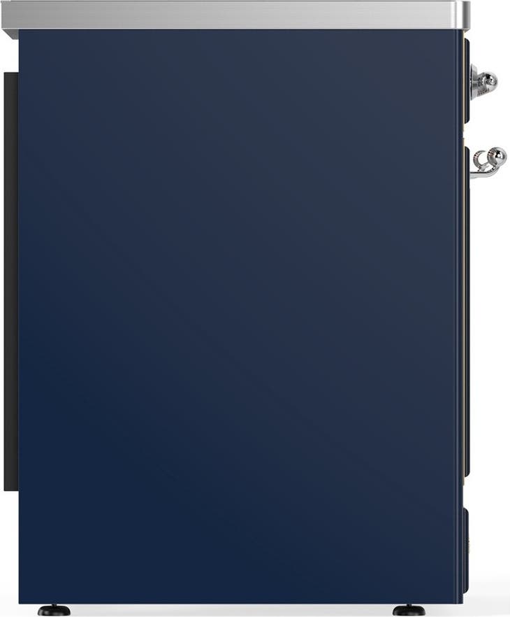 Ilve UMIB30QNR3MBC Midnight Blue With Chrome Trim