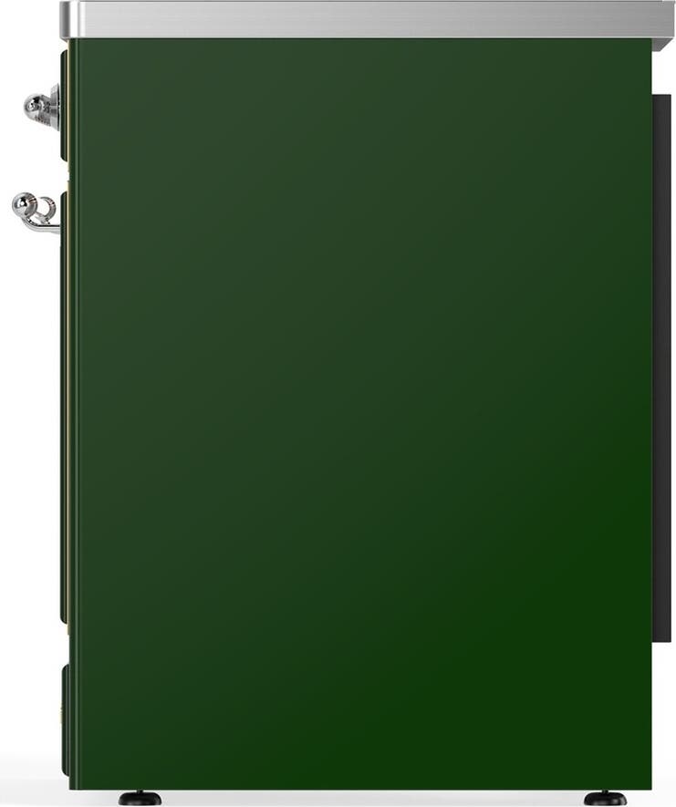 Ilve UMIB30QNR3EGC Emerald Green With Chrome Trim