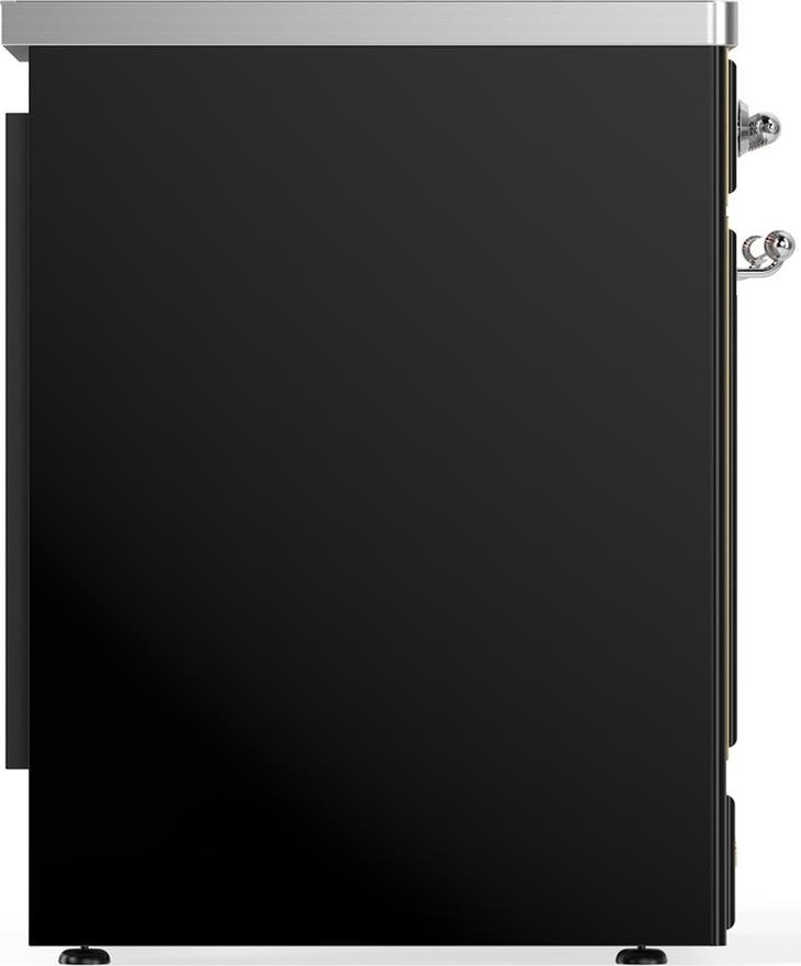 Ilve UMIB30QNR3BKC Glossy Black With Chrome Trim