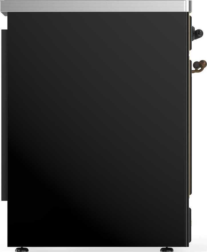 Ilve UMIB30QNR3BKB Glossy Black With Burnished Trim