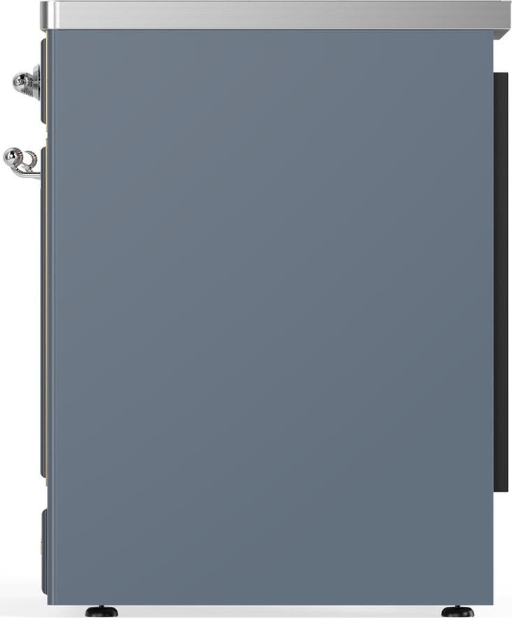 Ilve UMIB30QNR3BGC Blue Grey With Chrome Trim