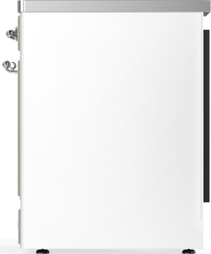 Ilve UMIB30NR3WHC White With Chrome Trim