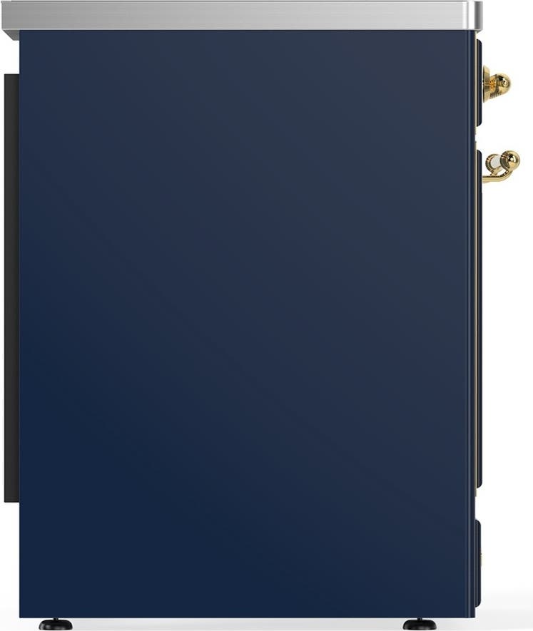 Ilve UMIB30NR3MBG Midnight Blue With Brass Trim