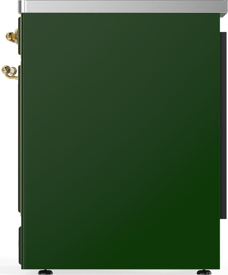 Ilve UMIB30NR3EGG Emerald Green With Brass Trim