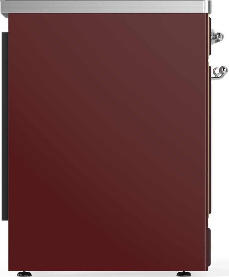 Ilve UMIB30NR3BUC Burgundy With Chrome Trim