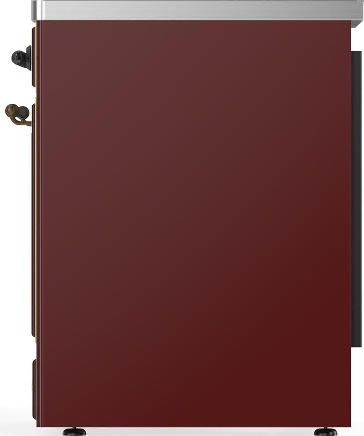 Ilve UMIB30NR3BUB Burgundy With Burnished Trim